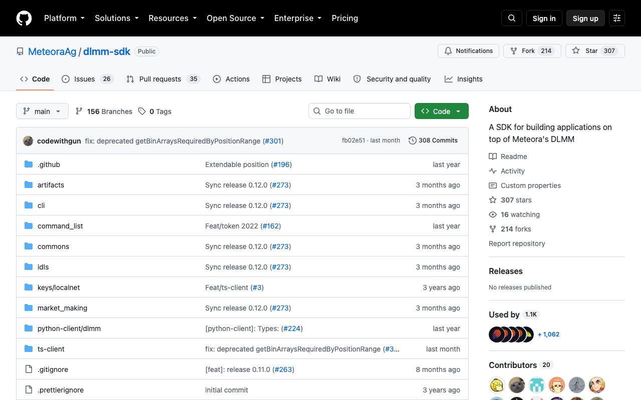MeteoraAg/dlmm-sdk